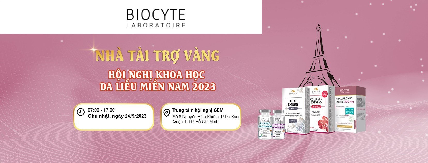 Biocyte đồng hành cùng Hội nghị Khoa học Da liễu miền Nam 2023